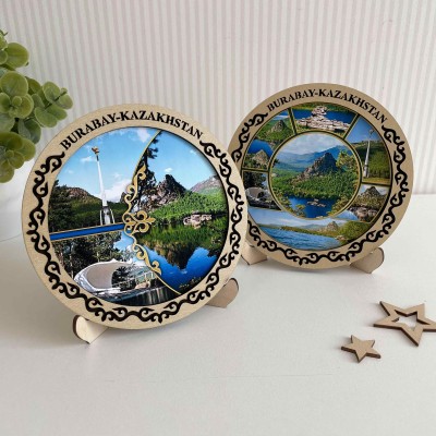 Тарелка с фото Орнамент 15см