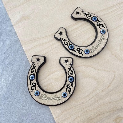 Магнит Подкова с глазками Магнит Подкова с глазками