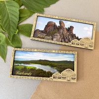Магнит рамка Панорама Юрта Магнит рамка Панорама Юрта