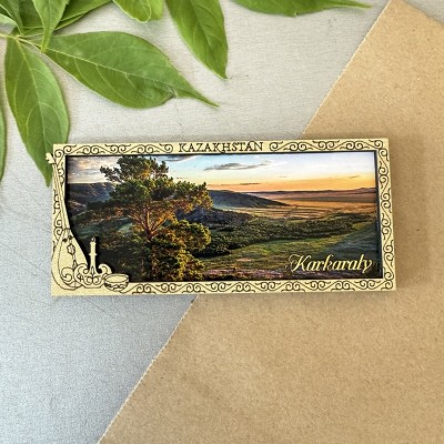 Магнит рамка Панорама Домбра