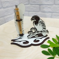 Настольный сувенир с подставкой для ручки Орел 