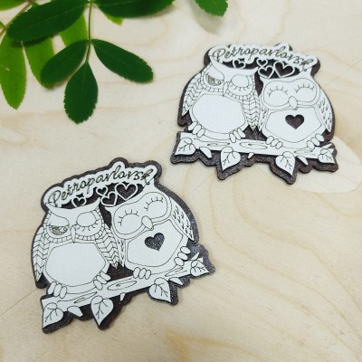 Магнит Совушки Магнит Совушки