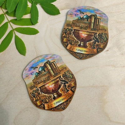 Магнит цветной Туркестан