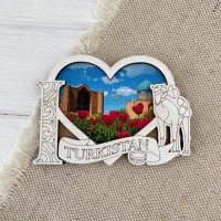 Магнит рамка сердце I LOVE 