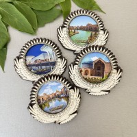 Магнит рамка Солнце с орлом