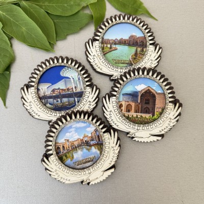 Магнит рамка Солнце с орлом