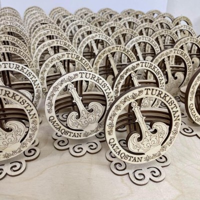 Сувенир Шанырак мини 90х80 мм. Торсык 