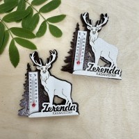 Магнит Олень с термометром 