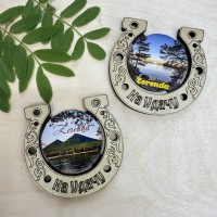 Магнит Подкова с картинкой Магнит Подкова с картинкой