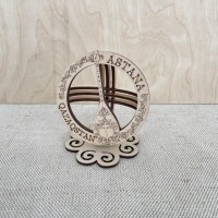 Сувенир Шанырак мини 90х80 мм.  Домбра 