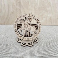 Сувенир Шанырак мини 90х80 мм. Джигит Сувенир Шанырак мини 90х80 мм. Джигит