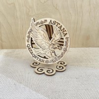 Сувенир Шанырак мини 90х80 мм. Орёл