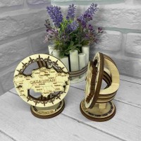 Сувенир Шанырак 120х100 мм. Карта Астана Сувенир Шанырак 120х100 мм. Карта Астана