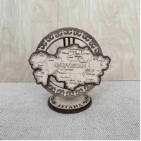 Сувенир Шанырак 110х80 мм. Карта Астана