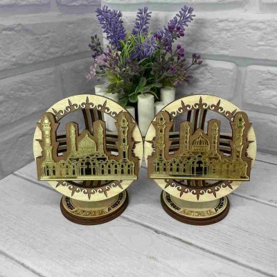 Сувенир Шанырак 120х100 мм. золото Мечеть