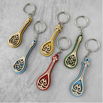 Брелок цветной Домбра Казахстан