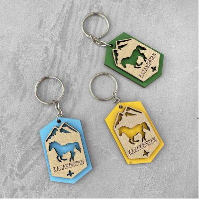 Брелок цветной Кулагер Казахстан