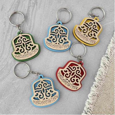 Брелок цветной Шапка 2 Казахстан Брелок цветной Шапка 2 Казахстан