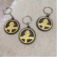 Брелок круглый золотой Байтерек Брелок круглый золотой Байтерек