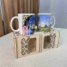Кружки керамические 2 шт в деревянной коробке Астана