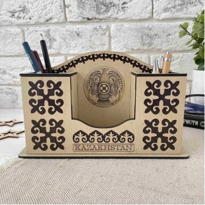 Органайзер 3 отдела светлый герб