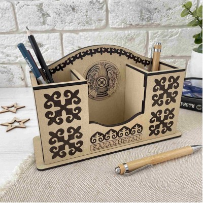 Органайзер 3 отдела светлый герб