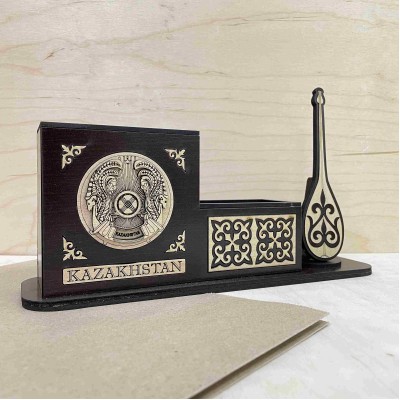 Органайзер 2 отдела тёмный с домброй