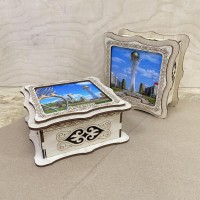 Шкатулка квадратная Ника 