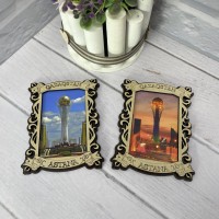 Магнит рамка вертикальный Картина Астана