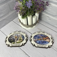 Магнит овал Картина Астана Магнит овал Картина Астана