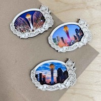 Магнит  рамка Овал Байтерек