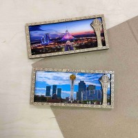 Магнит рамка Панорама Байтерек Магнит рамка Панорама Байтерек