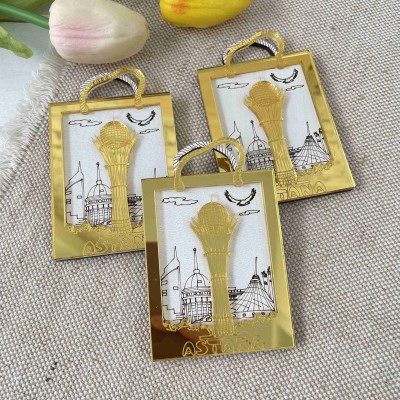 Магнит золото Сумка Астана